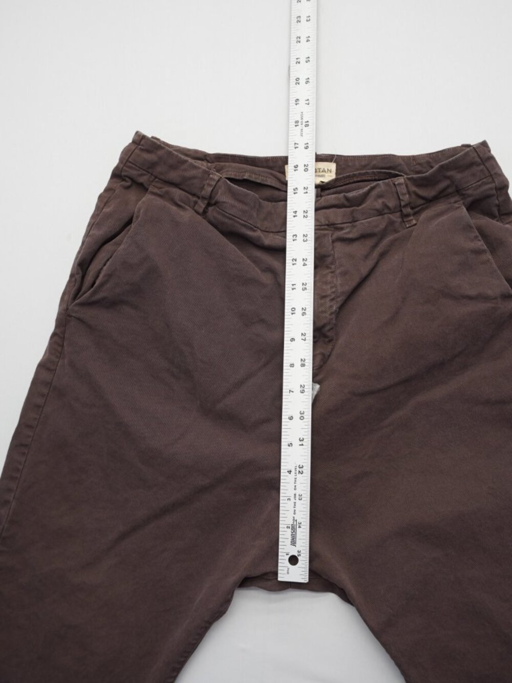 Nili Lotan Paris Drop Crotch Pants Brown Size 8 - Picture 9 of 11